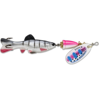 Блесна вращающаяся BLUE FOX Vibrax Chaser 8 г с силиконовой рыбкой RT